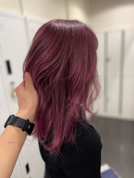 スタイル 茅ケ崎(STYLE) ブリーチカラー/ラベンダーピンク