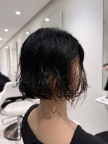 ウル(uru)&nbsp;○お客様style○癖毛を生かしたボブ