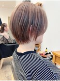 【Say.岩井】大人ショート×ウォームベージュ×ダブルカラー