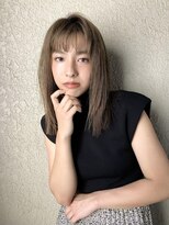 ヴァージ(Verge)&nbsp;レイヤーカット/ウェーブパーマ/前髪/こなれミディ[代官山駅]