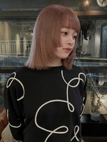 デコ(DECO) pink beige layer bob