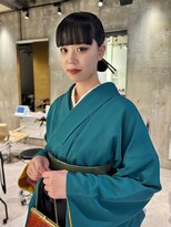 ヨーク(yoke)&nbsp;【 yoke×HINAKO】卒業式ヘアセット/タイトシニヨン/シニヨン