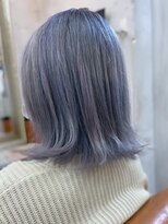 ビランチェ 池袋(bilancia)&nbsp;外はねボブ　ホワイトブロンド　美髪