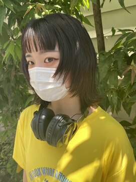 テーラヘアー 瑞江店(TELAHAIR) オン眉×ウルフ