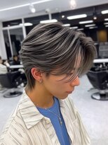 ネハス(nehus.) バレイヤージュ/スペインカール//フェザーパーマ/