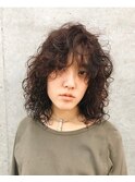 レイヤーカット/ウェーブミディアム[中崎町/梅田駅］