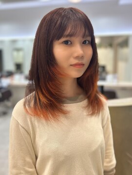 シュク 高円寺(SYUK) 顔周りレイヤー/エンドカラー/デザインカラー【植木】