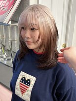 ザスリック 代官山(THE SLICK)&nbsp;ミルクティーベージュハイトーンカラーミルクティーカラー