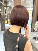 ミィ 表参道(mee.)&nbsp;似合わせカット ボブヘア 縮毛矯正 ミニボブ 切りっぱなしボブ