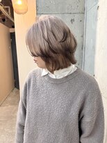 ラニヘアサロン(lani hair salon)&nbsp;ミルクティーカラー/ブラウン/グラデーション/裾カラー/ブリーチ