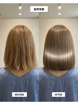 SENJYU 名古屋 名駅【髪質改善 縮毛矯正 白髪ぼかし特化サロン】【4/1OPEN（予定）】 髪質改善ストレートミディアムボブ/名駅