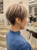 エニフォーイーストハム(Eni for eastham) ショート/レイヤーカット/透明感カラー/ミルクティーベージュ