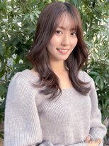 オーブヘアー ハル 佐野店(AUBE HAIR hal) 20代・30代_韓国_セミロング
