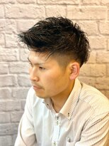 グレイスフルバーバー 赤坂見附店 アップバングツーブロック
