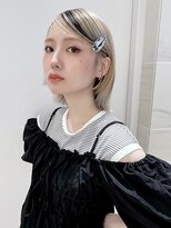 ピークアブー アヴェダ ギンザシックス(PEEK-A-BOO AVEDA GINZASIX) 【コントラストカラー】ローライト 王道ボブ ◆