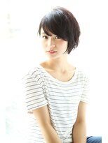 アンアミ オモテサンドウ(Un ami omotesando)&nbsp;【Un ami】黒髪OK 似合う 大人かわいいショートボブ(増永剛大)