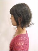 【ＨＯＯＰ】切りっぱなしボブ×グレージュ
