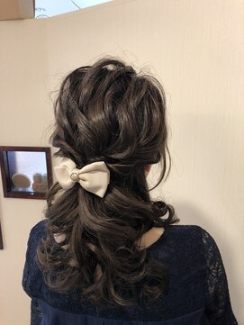 ヘアーメイク ケーツー(Hair Make K2) 似合わせゆるふわハーフアップ