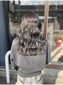 つやつやグレージュヘアカラー