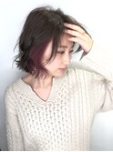 【rejoice hair 】ポイントイヤリングカラー担当mido