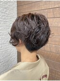 前下がりウェーブマッシュ