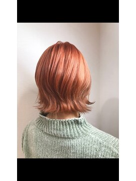 ビーブラッシュ(B.Brush) ブリーチ×ピンクオレンジ