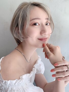 アイティーバイアルバム 八王子店(IT by ALBUM) ガーリーショート_マッシュショートフェザーバング_8758