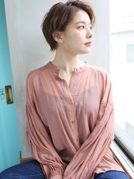 バース(BIRTH) 天神【BIRTH】かき上げカールショート×ショコラベージュ　5