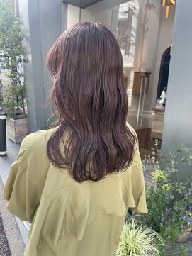 デイジー(Daisy) 天神 大名 糸チップハイライト ピンクベージュ