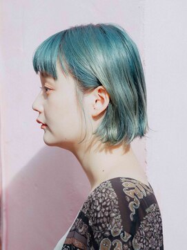 エイル 上大岡店(aile) カジュアル切りっぱなしボブ〔上大岡駅〕