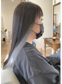 【パールブルー×ダークグレー】