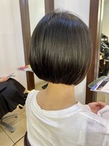 ヘアアーク(HAIR arc) ボブ#くびれショート#丸い#前下がり#奏の杜#大人かわいい