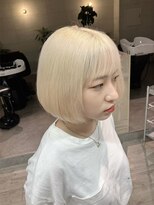 コワファーストナガサキシャンプーボーイ(COIFF1RST NAGASAKI SHAMPOO BOY)&nbsp;抜きっぱなしホワイトブロンド