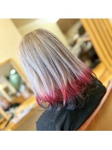 ヘアーコレット(hair Colet) レッドブラックエンドカラー