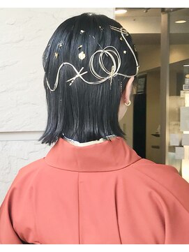 パクタ(PAcuTA.) 卒業式ヘア　浴衣ヘア　金箔ヘア　水引きヘア