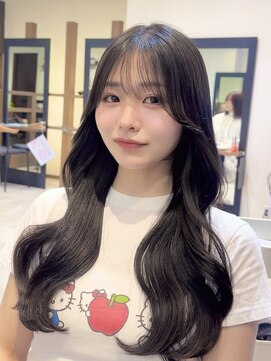 ビューネオ(VIEW NEO) 韓国ヘア/ロングヘア/レイヤーカット/顔まわり/前髪/谷町四丁目