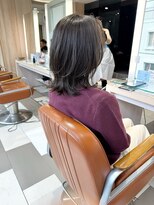 クイントネオリーブ 自由が丘正面口店(quint:neolive)&nbsp;外ハネくびれレイヤー　透明感アッシュベージュ　自由が丘