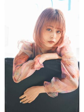 スタイル スマート サロン(STYLE smart salon) 【kanae/藤沢】顔周りレイヤー/ピンクベージュ