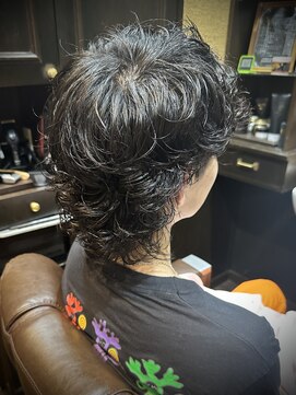 ヒロギンザ 池袋 サンシャイン通り店(HIRO GINZA) マッシュウルフ　メンズミディアム　プードル　スパイラル　池袋