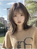 グロウ 赤羽(grow) 髪質改善レイヤーメディアム　グレーベージュ【grow赤羽】