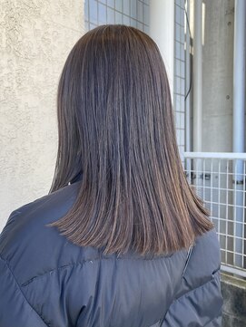 フロア(FLOOR) 切りっぱなしボブ/ストレートパーマ