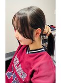 セットのしやすい前髪に！