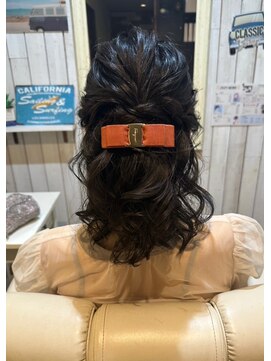 コージー リゾート バイ アンツ 茅ヶ崎駅前店(cozy resort by ANT'S) くびれヘア/アプリコットオレンジ/ハイライトカラー/茅ケ崎