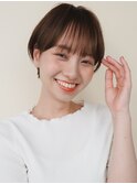 〈m14〉大人ショートハイライト髪質改善キッズカット前髪30代40