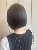艶ボブ/髪質改善ストレート/切りっぱなし