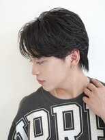 ロンドリメゾン 原宿(Lond re Maison.)&nbsp;men's/メンズ/ブルーブラック/フェザーパーマ/サーフカール/原宿