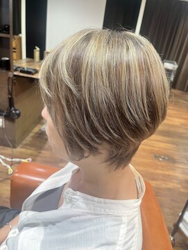 ランソ 新宿(RUNSO) クラゲヘアー×小顔×ココアベージュ