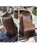髪質改善×カラー×カット【髪質改善ヘアエステサロンHanare】