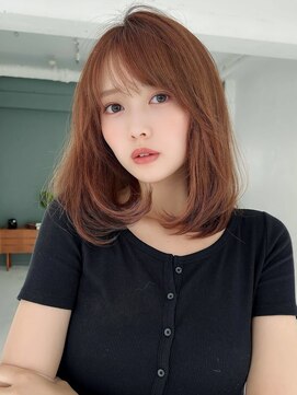 アグヘアー 新庄住吉(Agu hair) 《Agu hair》numberA.ヘアバター×ベージュピンク