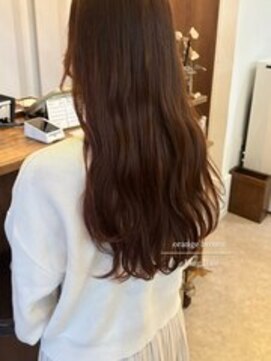 パル バイ ラベスト(Pal by lovest) オレンジブラウン/ゆる巻きロング